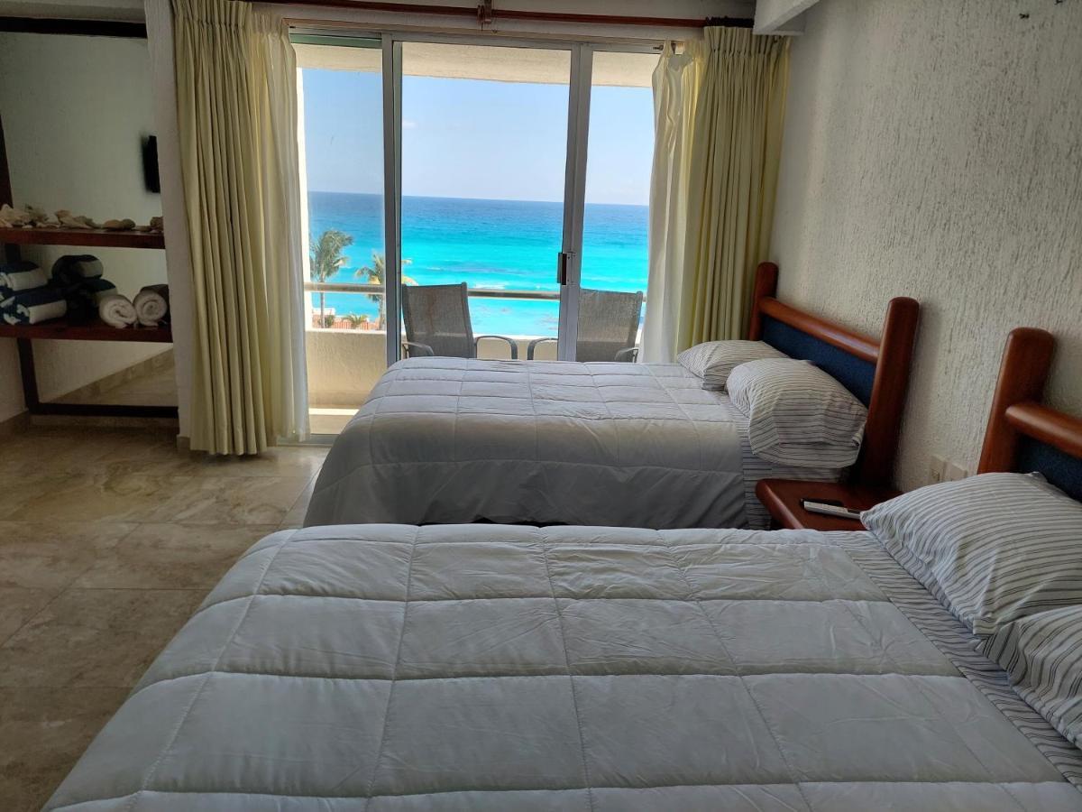 Departamento Cielo Ocen View En Condominios Solymar Cancún Esterno foto