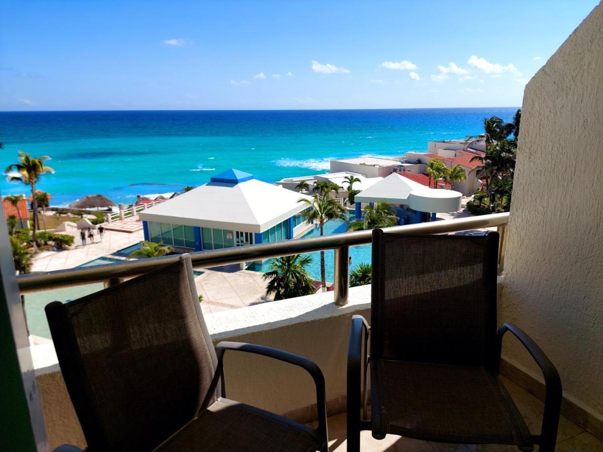 Departamento Cielo Ocen View En Condominios Solymar Cancún Esterno foto